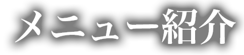 メニュー紹介